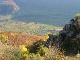 le village de Sièvoz dans le Valbonnais