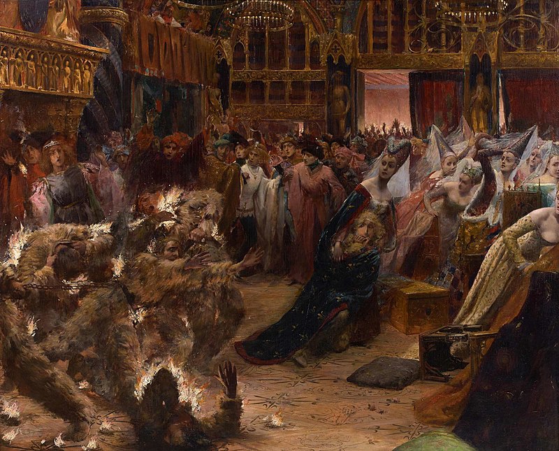 Georges-Antoine Rochegrosse, Le bal des ardents (1889)